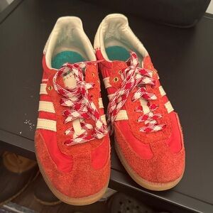 Wales Bonner Red and White Sneakers